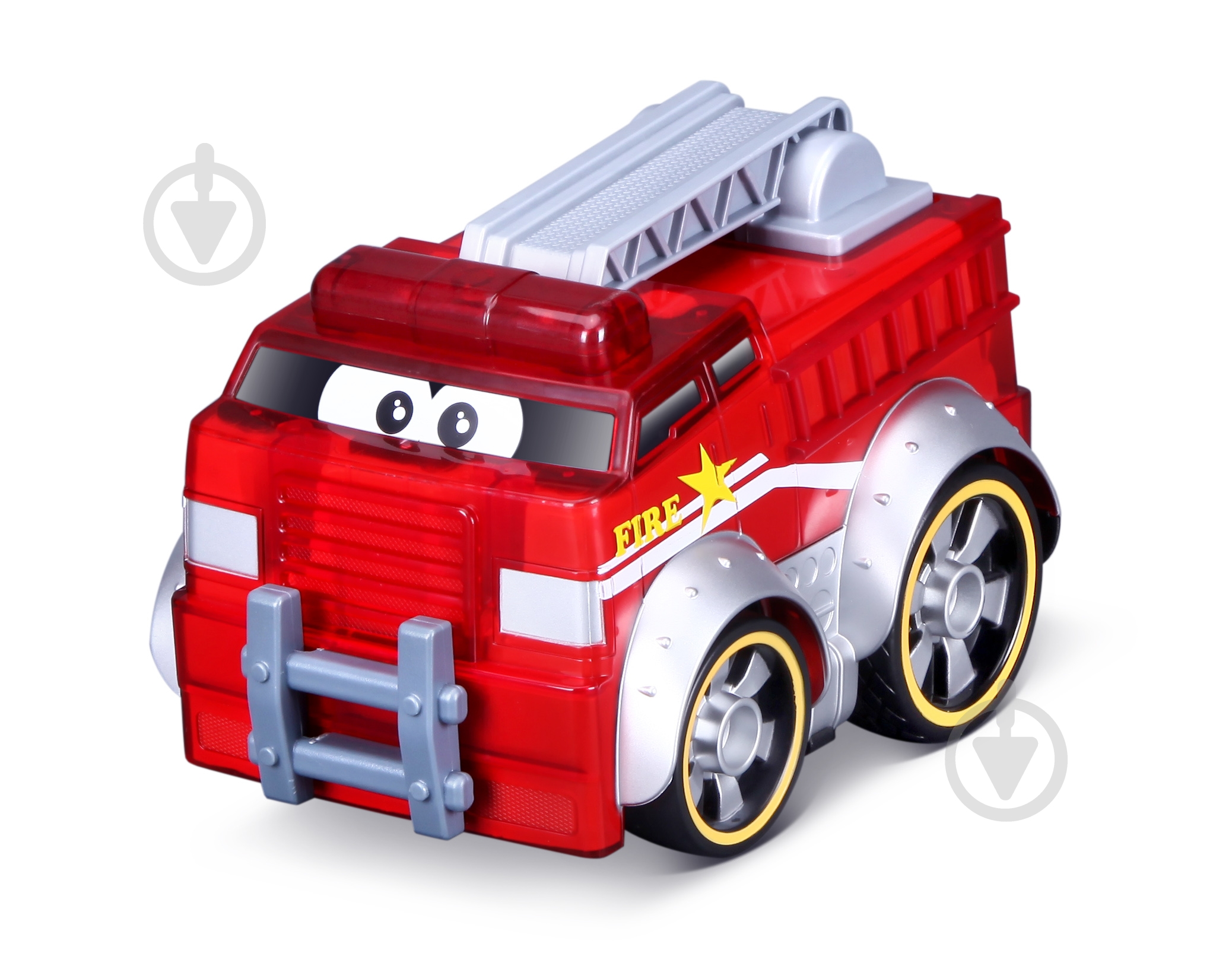 Пожарная машинка Bb Junior Push & Glow 16-89006 - фото 2