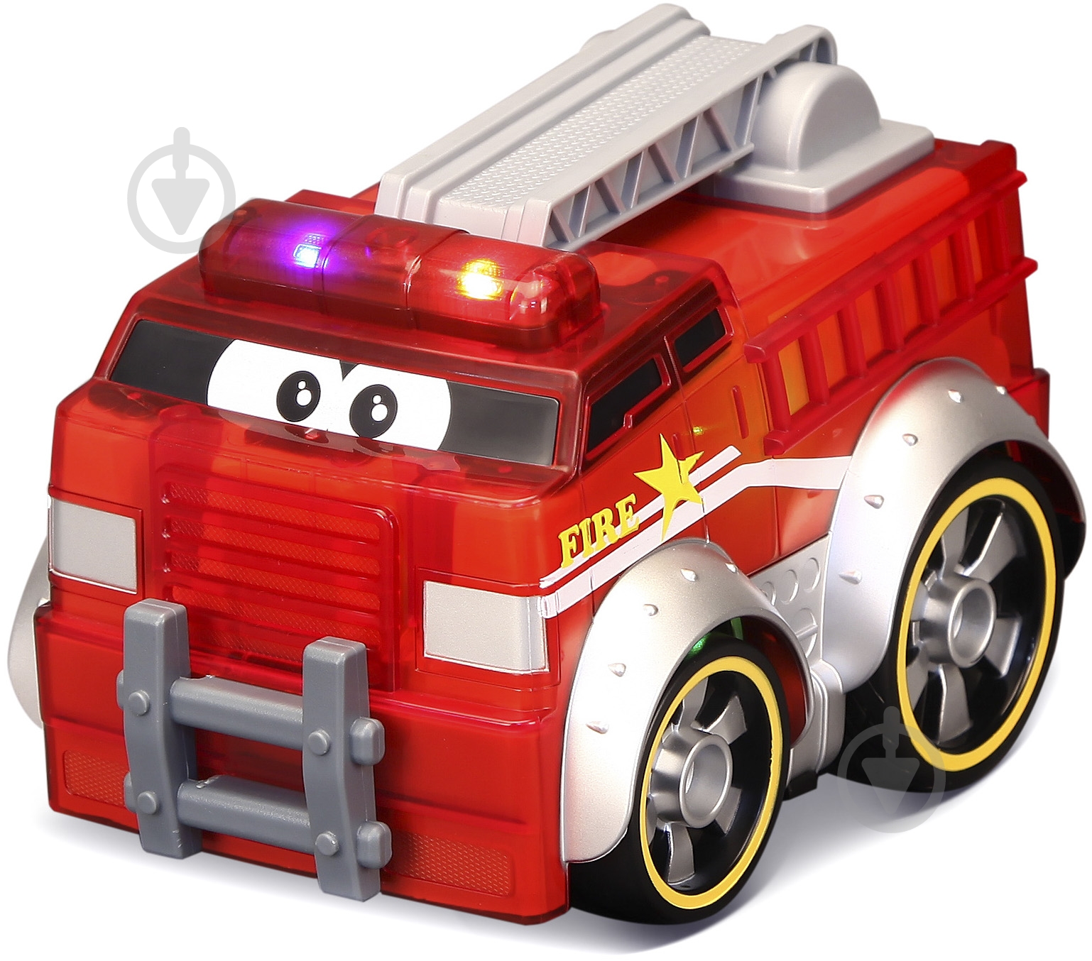 Пожарная машинка Bb Junior Push & Glow 16-89006 - фото 1