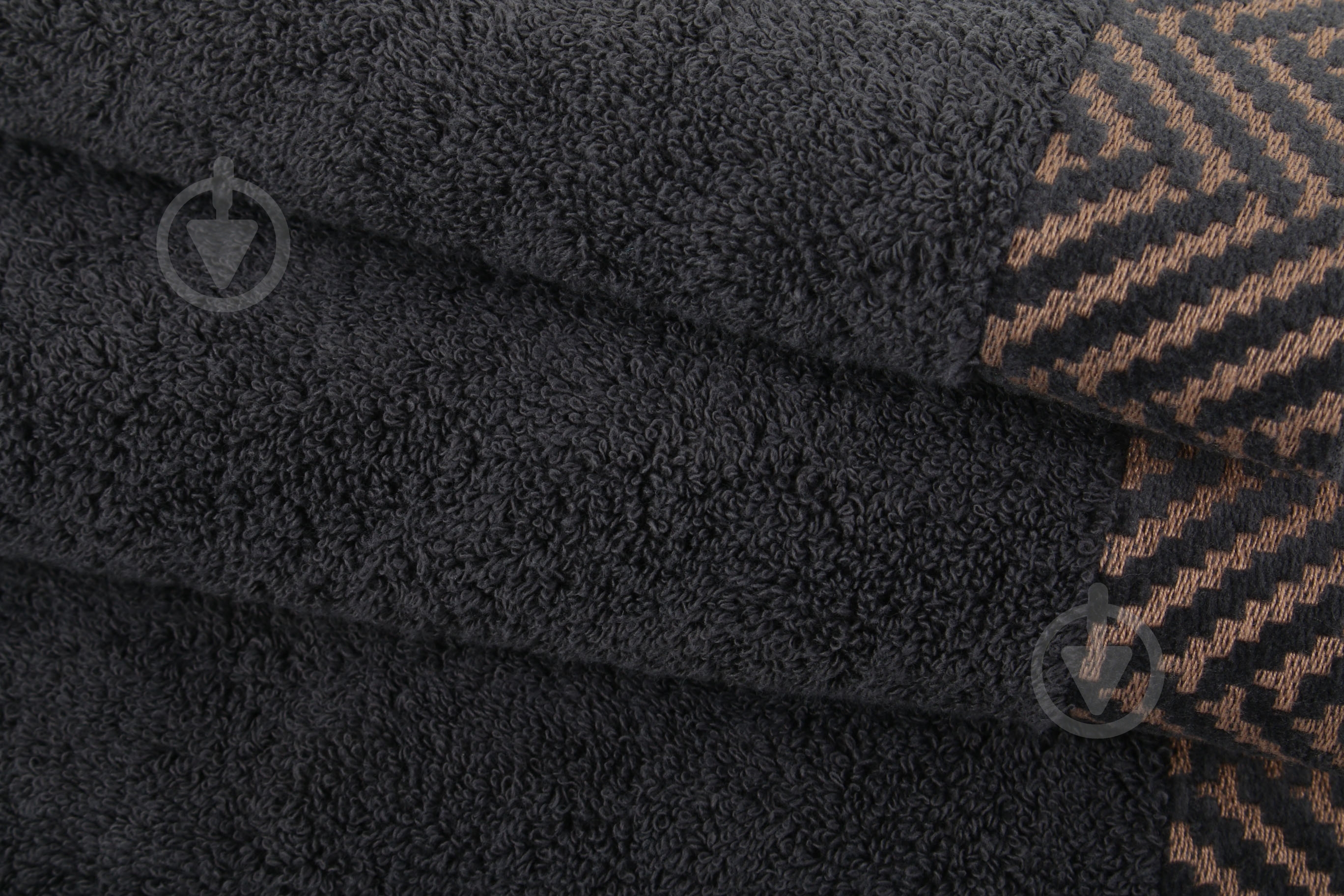 Полотенце 70x140 см темно-серый Mundotextil - фото 2 Полотенце 70x140 см темно-серый Mundotextil - фото 2