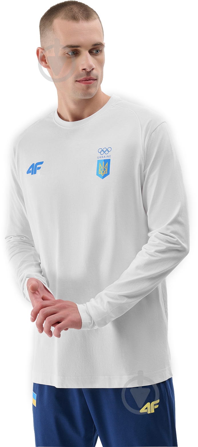Футболка 4F 4FOSS24TLONM426-10S р.S белый - фото 1 Футболка 4F 4FOSS24TLONM426-10S р.S белый - фото 1