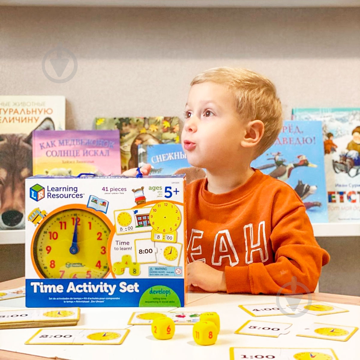 Игра настольная Learning Resources Изучаем время LER3220 - фото 8