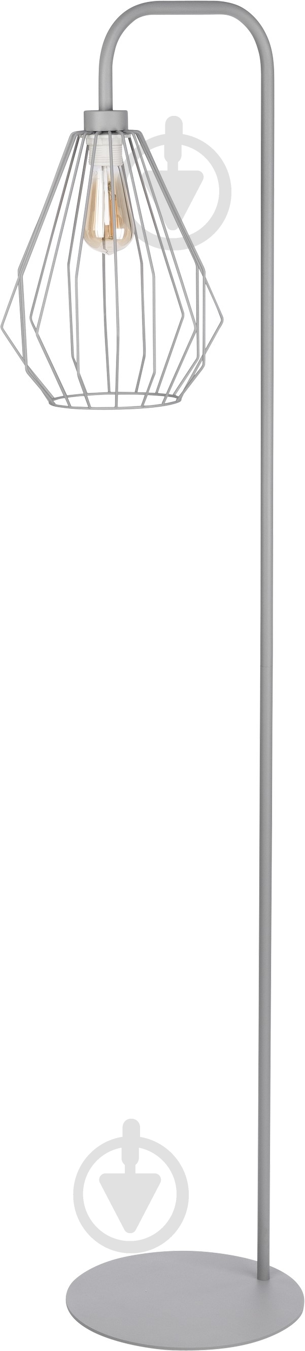 Торшер TK Lighting Brylant 60 Вт E27 серый 3107 - фото 1