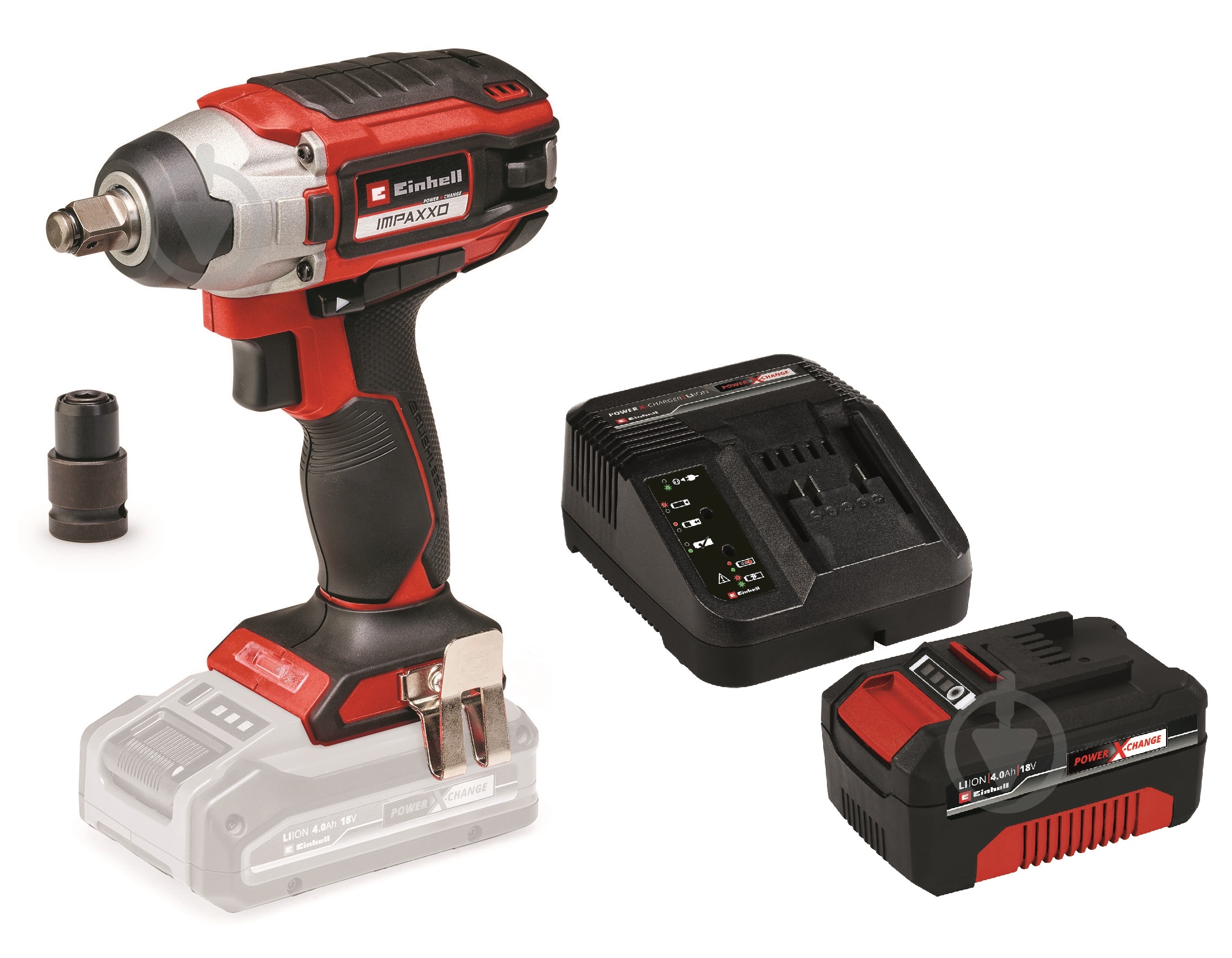 Гайковерт аккумуляторный Einhell 230 Нм 4510080 Set1 - фото 1 Гайковерт аккумуляторный Einhell 230 Нм 4510080 Set1 - фото 1