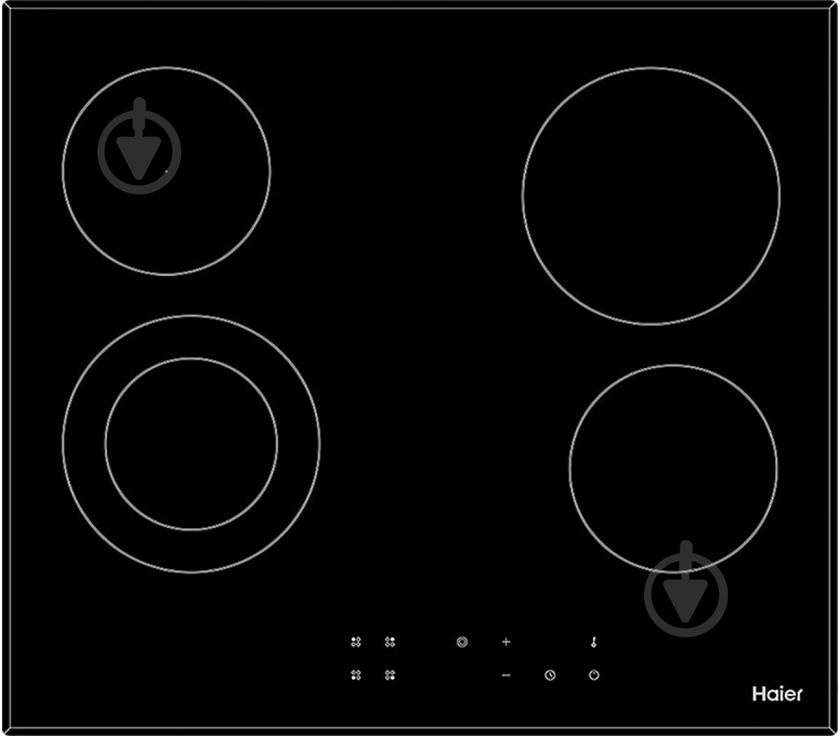Варильна поверхня електрична Haier HHX-C64DVB - фото 1