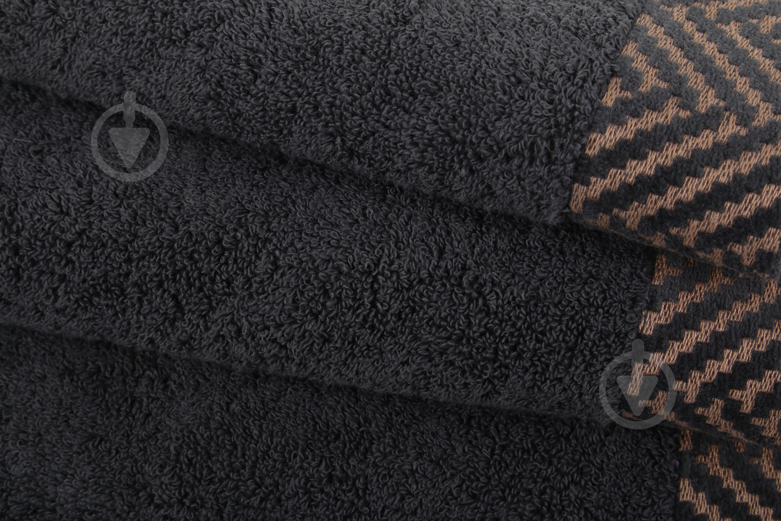 Полотенце 100x150 см темно-серый Mundotextil - фото 2