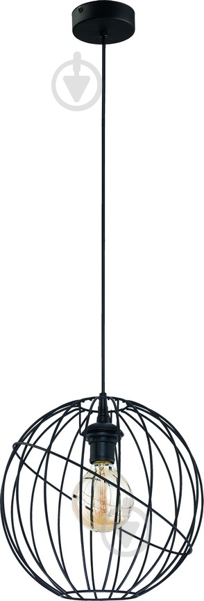 Подвес TK Lighting Orbita 1x60 Вт E27 черный 1626 - фото 1