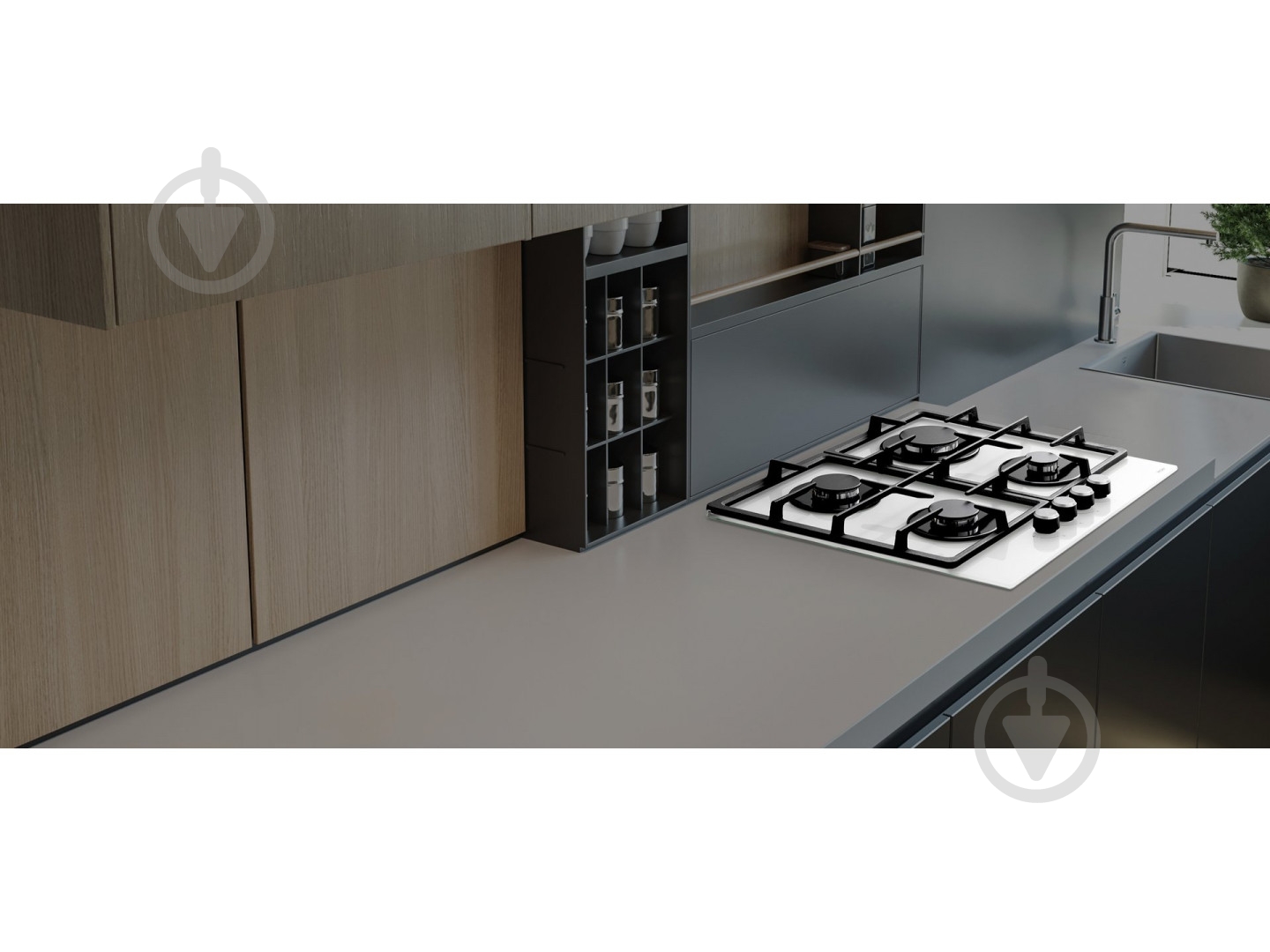 Варочная поверхность газовая Haier HHX-G64CNW - фото 3 Варочная поверхность газовая Haier HHX-G64CNW - фото 3