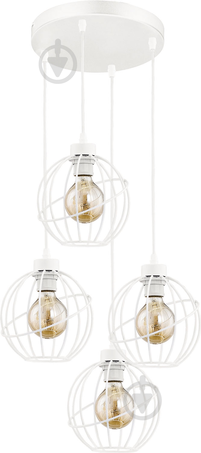 Люстра підвісна TK Lighting Orbita 4x60 Вт E27 білий 1632 - фото 1 Люстра підвісна TK Lighting Orbita 4x60 Вт E27 білий 1632 - фото 1