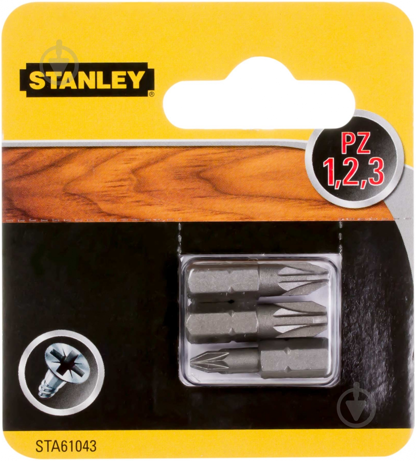 Набор бит Stanley 3 шт. STA61043 - фото 2
