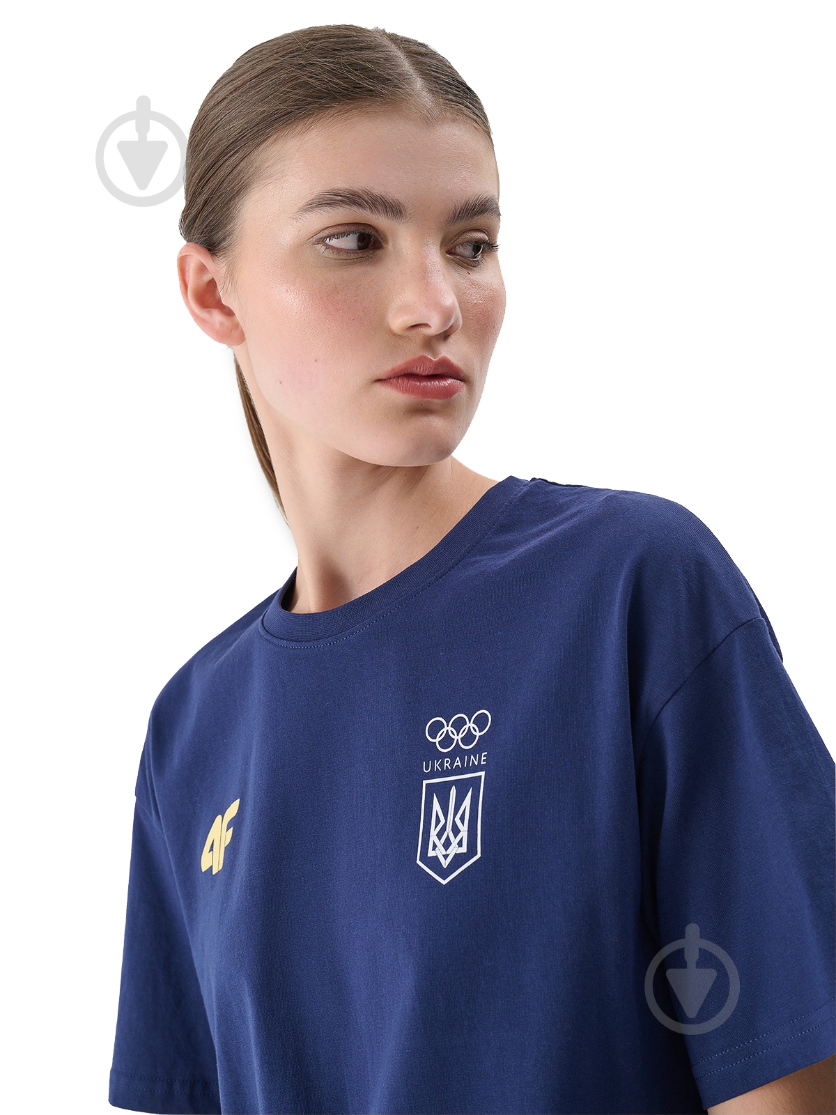 Футболка 4F 4FOSS24TTSHF2213-31S р.M синий - фото 3