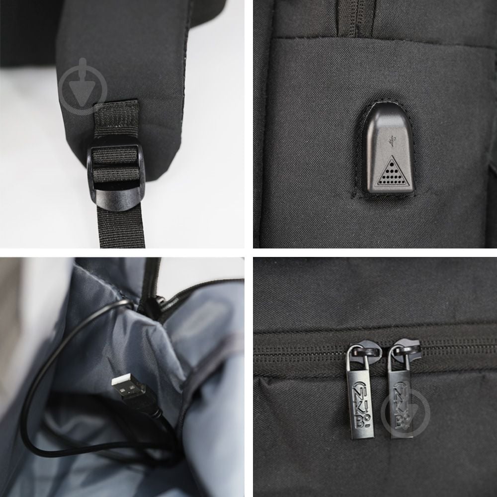 Рюкзак NikiBo Lite черный - фото 5