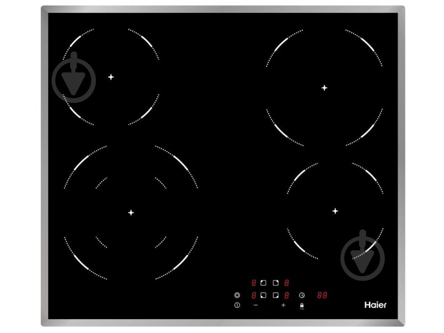 Варочная поверхность электрическая Haier HHY-C64DFB - фото 1 Варочная поверхность электрическая Haier HHY-C64DFB - фото 1