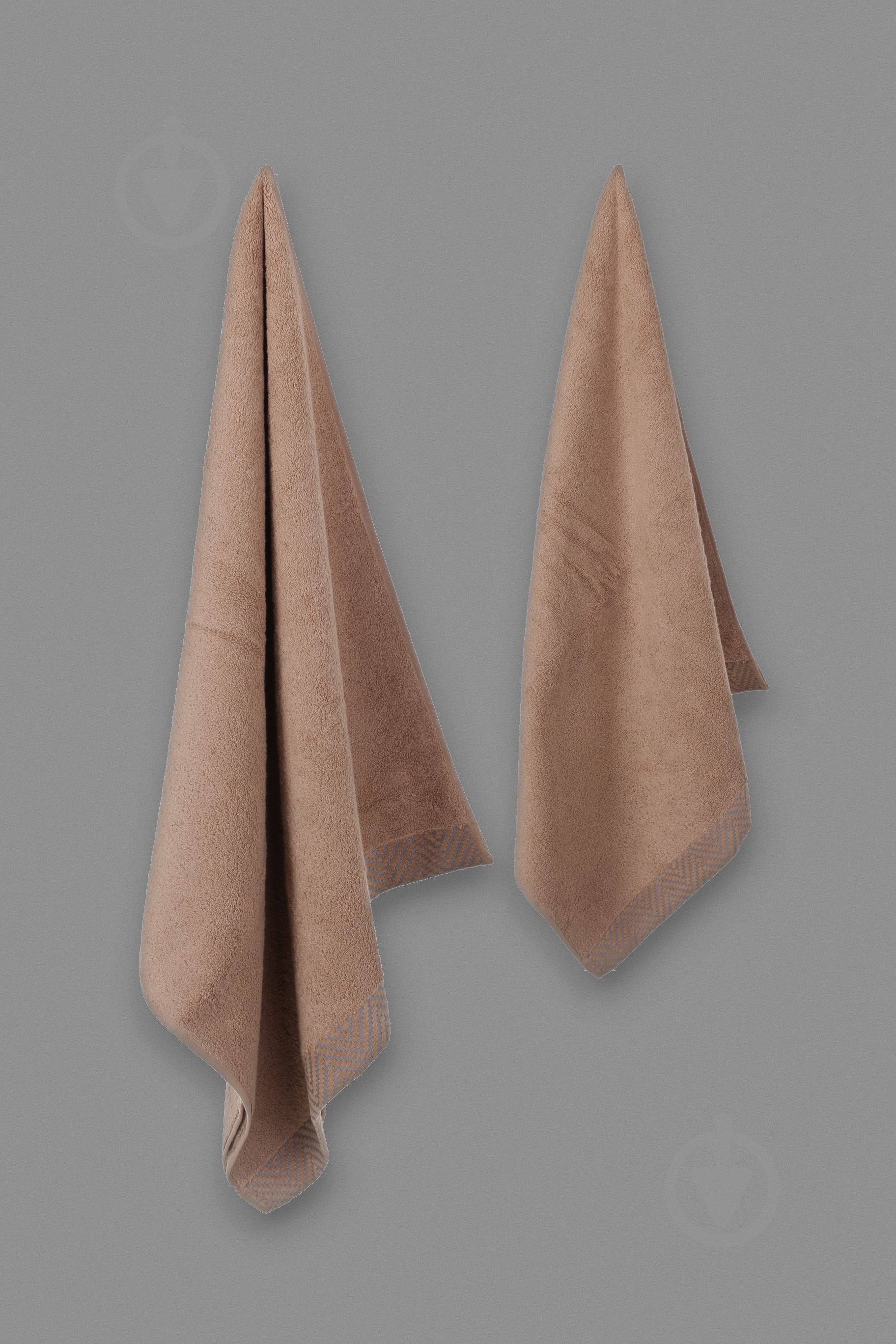 Полотенце 70x140 см коричневый Mundotextil - фото 4