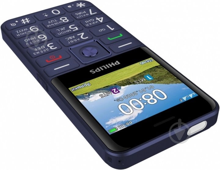 Мобильный телефон Philips Xenium E207 blue - фото 6