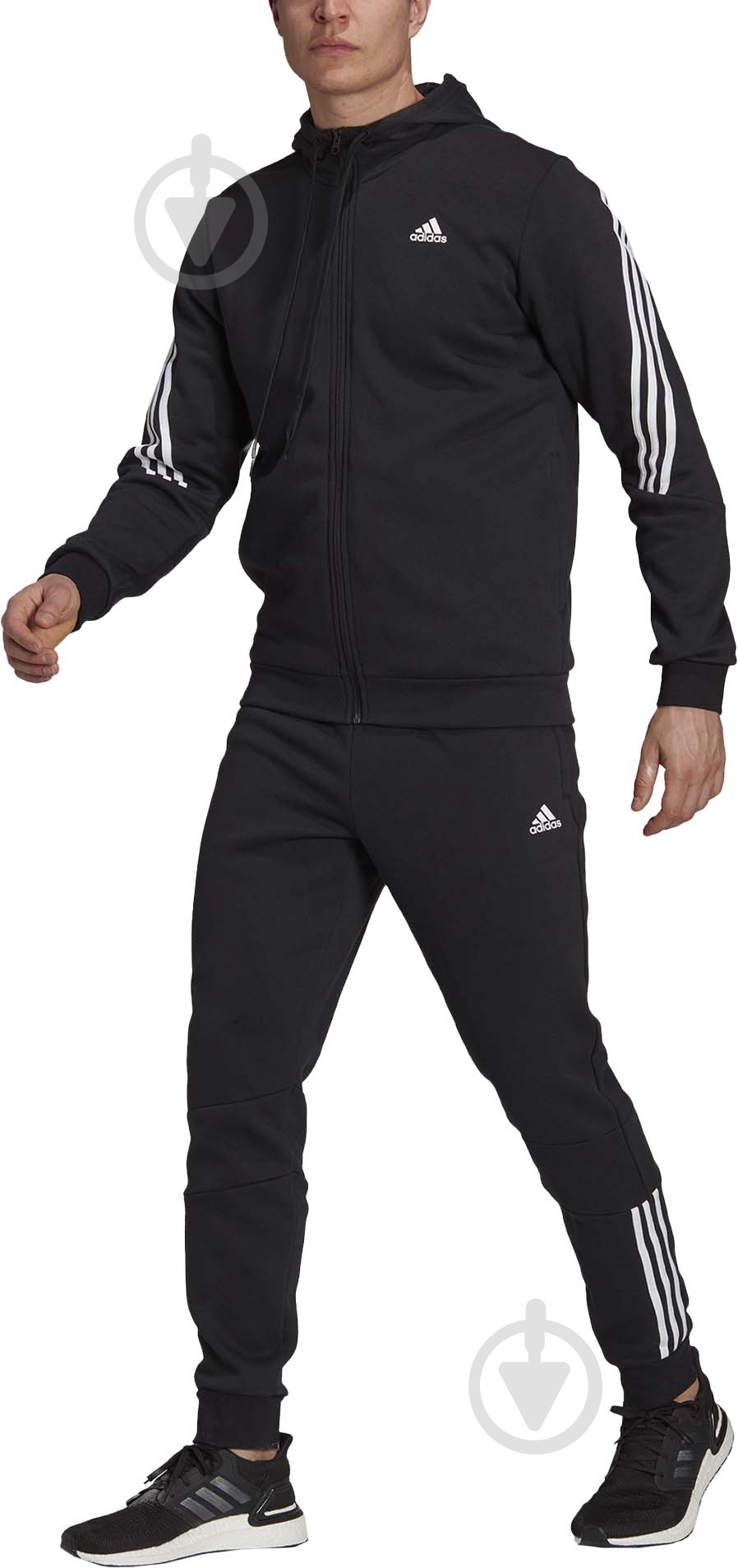 Спортивний костюм Adidas MTS COT FLEECE H42021 р. M чорний - фото 1