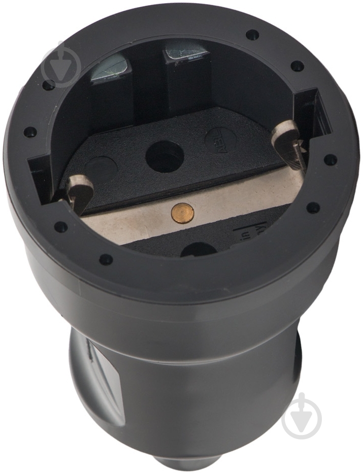 Розетка ПВХ ABL Sursum 16 A 2P+E 250 В с заземлением 250В 16А IP20 черный - фото 1 Розетка ПВХ ABL Sursum 16 A 2P+E 250 В с заземлением 250В 16А IP20 черный - фото 1