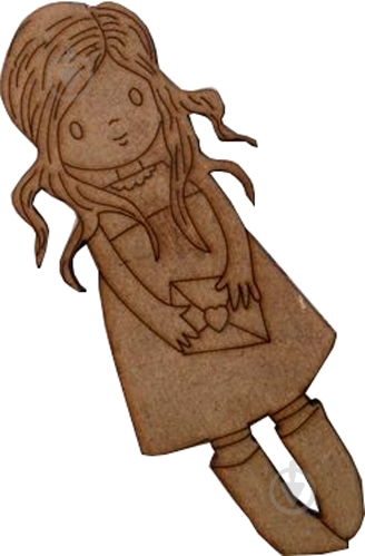 Фигурка Девочка с конвертом №5 Аплі Краплі - фото 1 Фигурка Девочка с конвертом №5 Аплі Краплі - фото 1