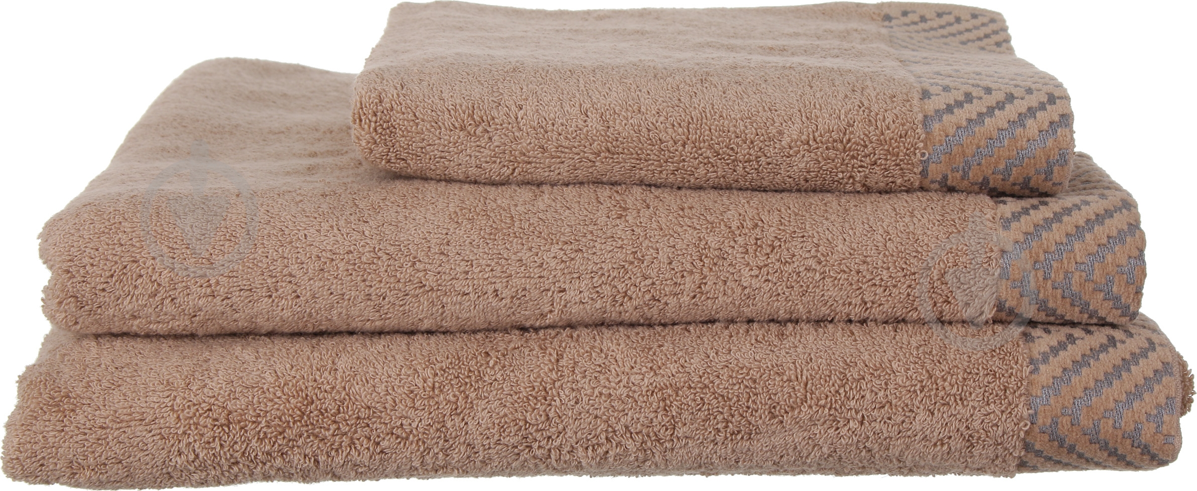 Полотенце 100x150 см коричневый Mundotextil - фото 1