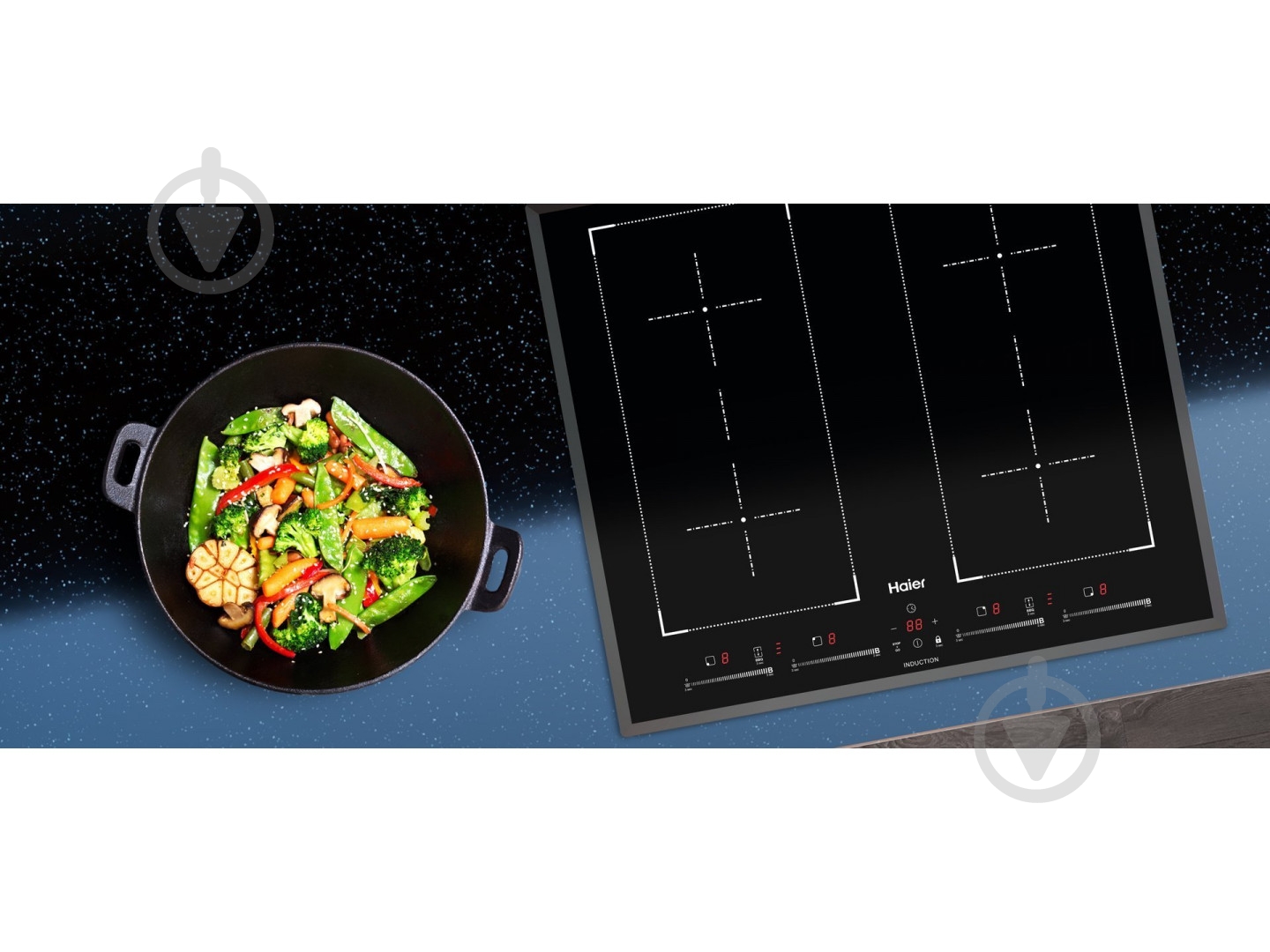 Варочная поверхность индукционная Haier HHY-Y64FFVB - фото 3