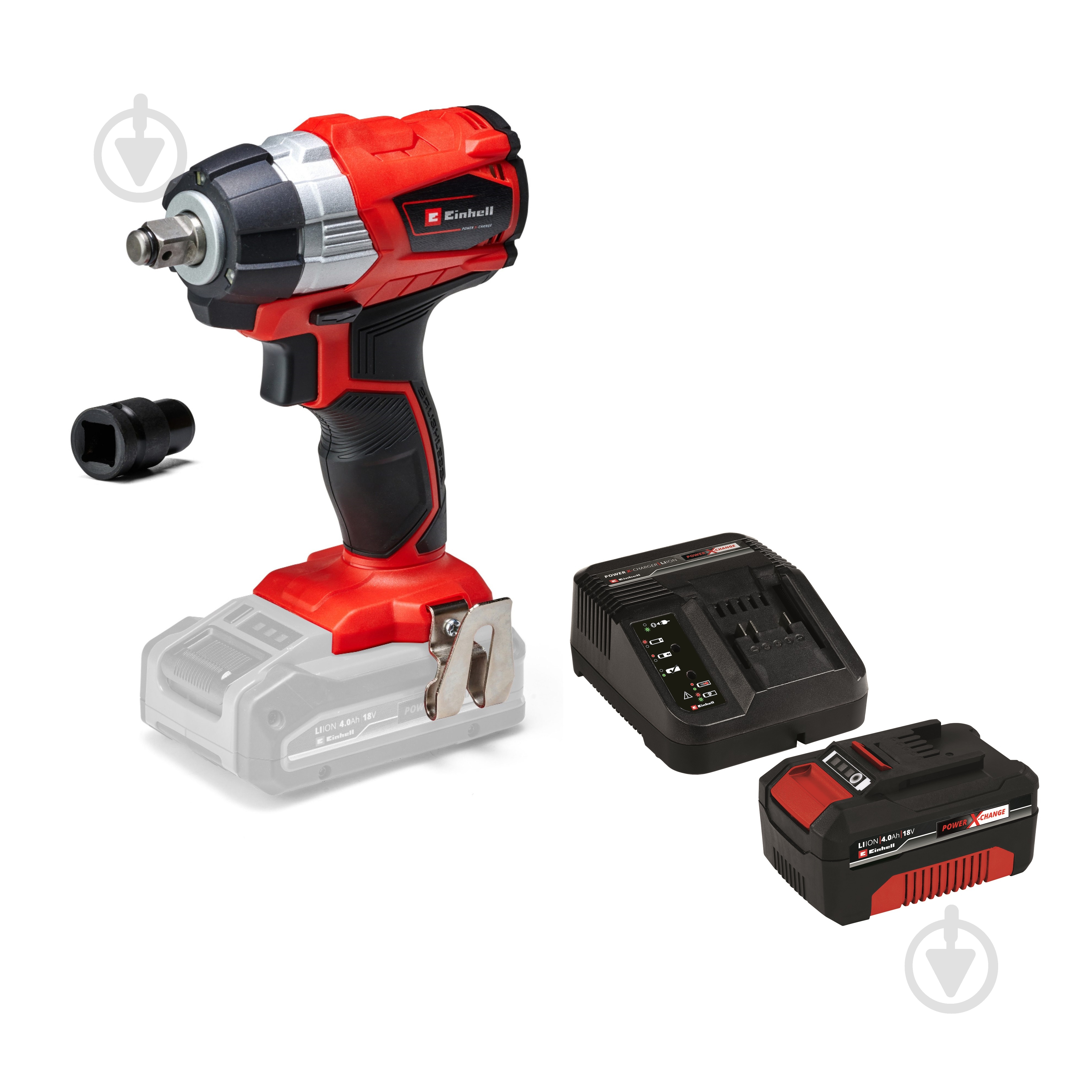 Гайковерт акумуляторний Einhell 215 Нм 4510040 Set2 - фото 1 Гайковерт акумуляторний Einhell 215 Нм 4510040 Set2 - фото 1