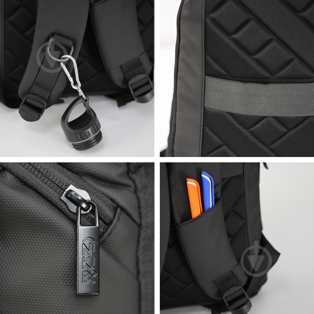 Рюкзак NikiBo Trail черный - фото 5