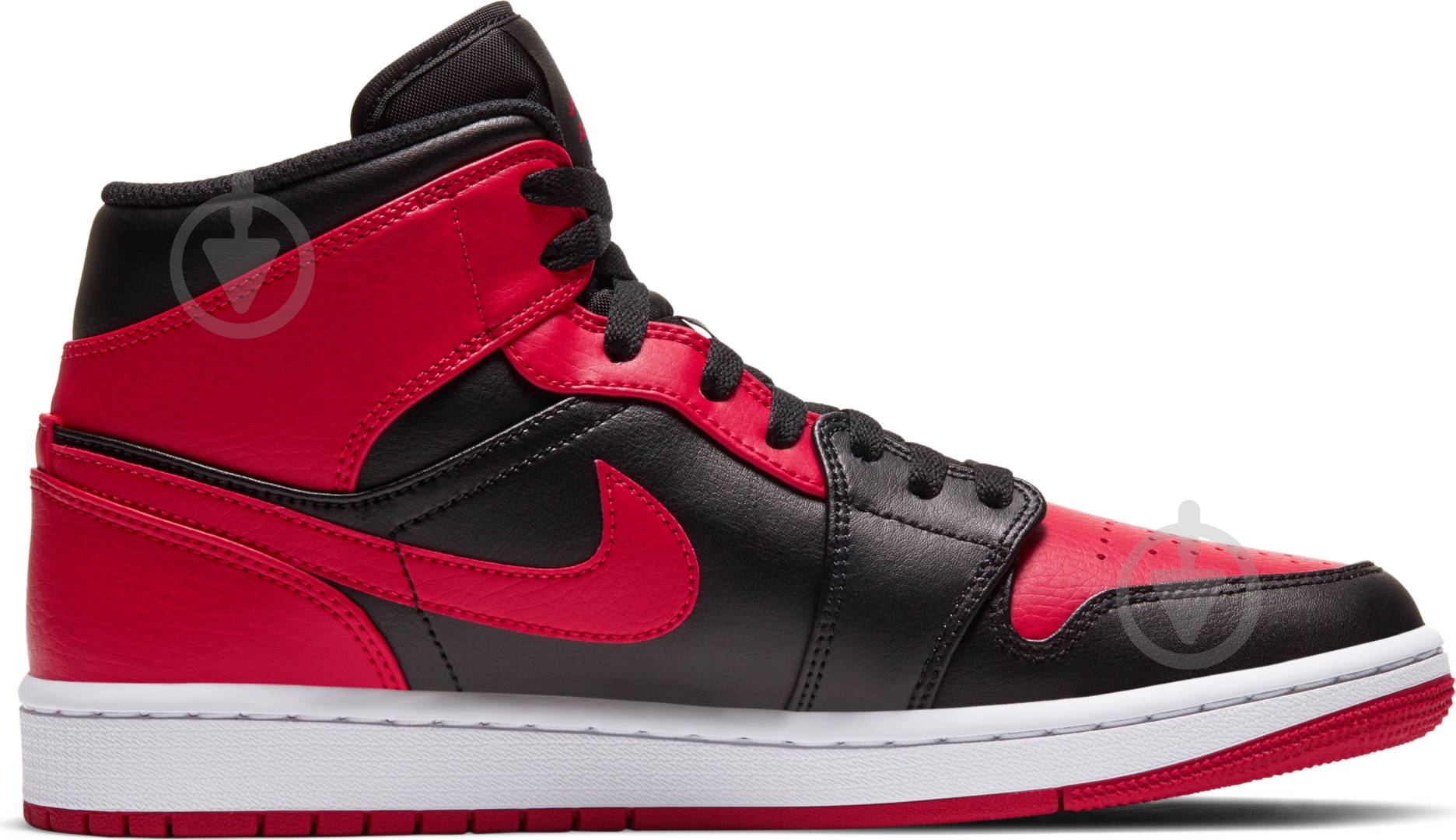 Кроссовки мужские демисезонные Jordan AIR 1 MID 554724-074 р.41 красные - фото 4 Кроссовки мужские демисезонные Jordan AIR 1 MID 554724-074 р.41 красные - фото 4