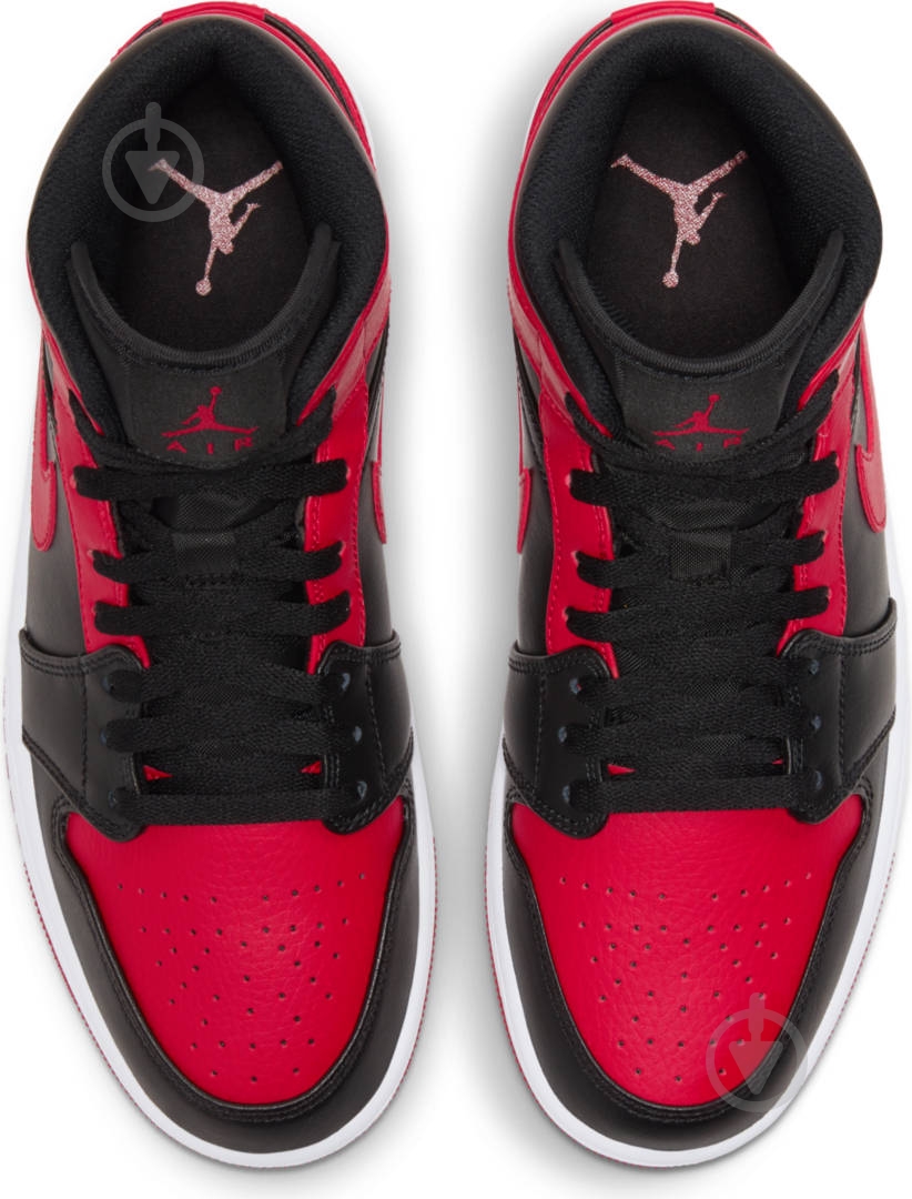 Кроссовки мужские демисезонные Jordan AIR 1 MID 554724-074 р.41 красные - фото 7 Кроссовки мужские демисезонные Jordan AIR 1 MID 554724-074 р.41 красные - фото 7