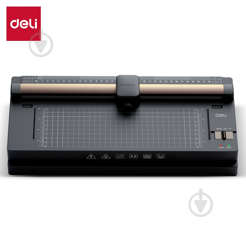 Ламинатор T110 А3 125 мкм (3 в 1) Deli - фото 2