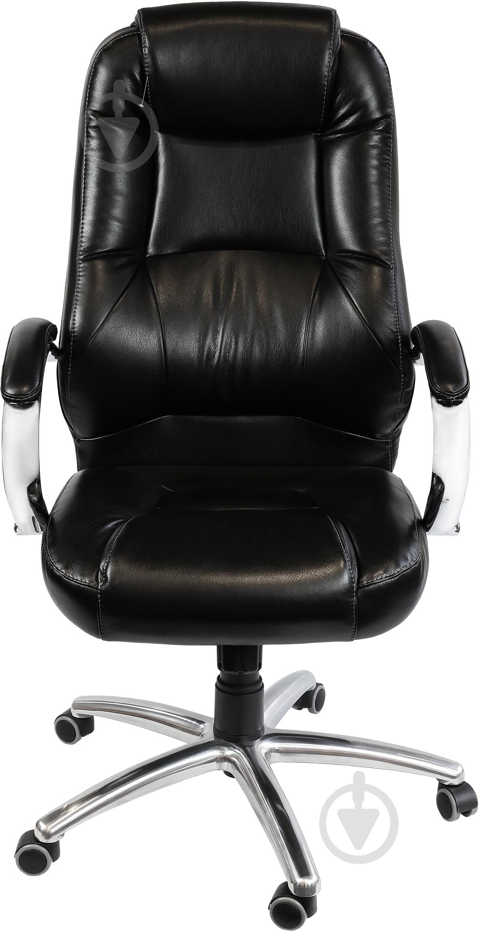 Кресло AMF Art Metal Furniture Мустанг AnyFix Хром Лаки черный - фото 2