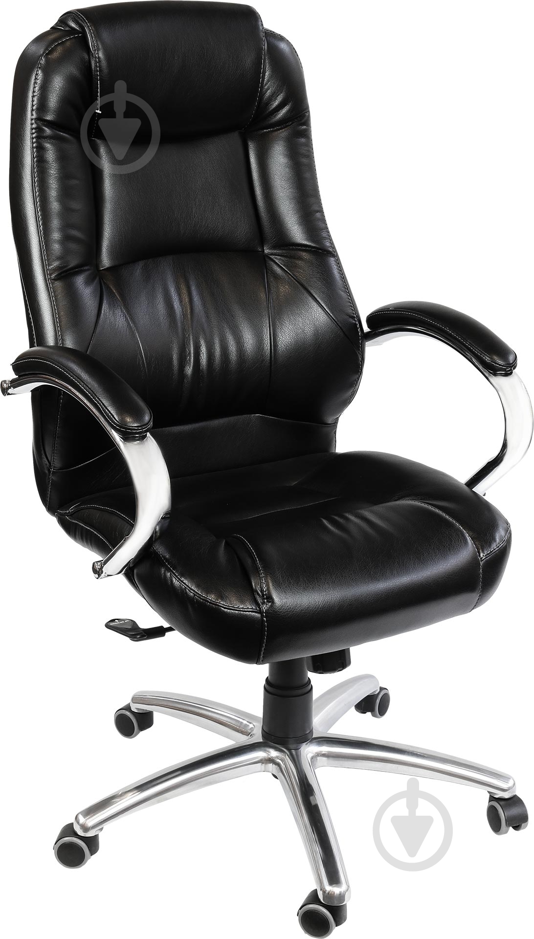 Кресло AMF Art Metal Furniture Мустанг AnyFix Хром Лаки черный - фото 1