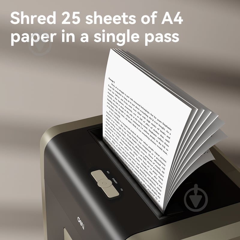 Уничтожитель документов T099 Deli - фото 8