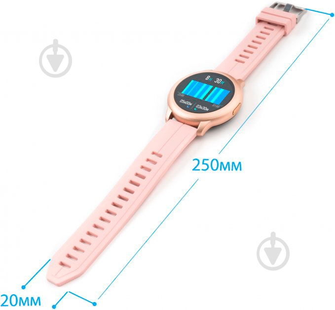 Смарт-часы Globex Smart Watch Aero gold - фото 8 Смарт-часы Globex Smart Watch Aero gold - фото 8