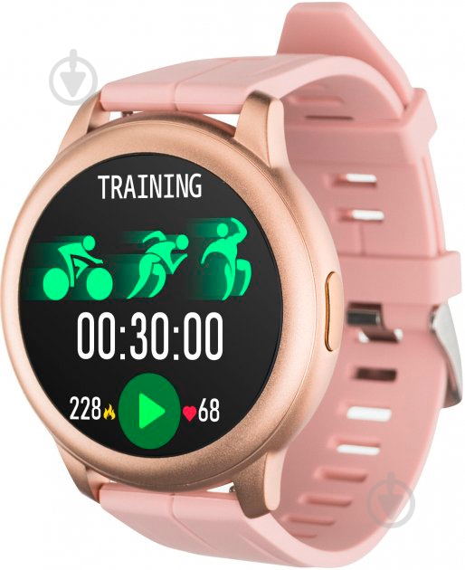 Смарт-часы Globex Smart Watch Aero gold - фото 2 Смарт-часы Globex Smart Watch Aero gold - фото 2