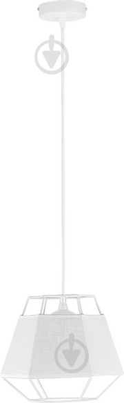 Люстра подвесная TK Lighting Cristal 1x60 Вт E27 белый 1852 - фото 1