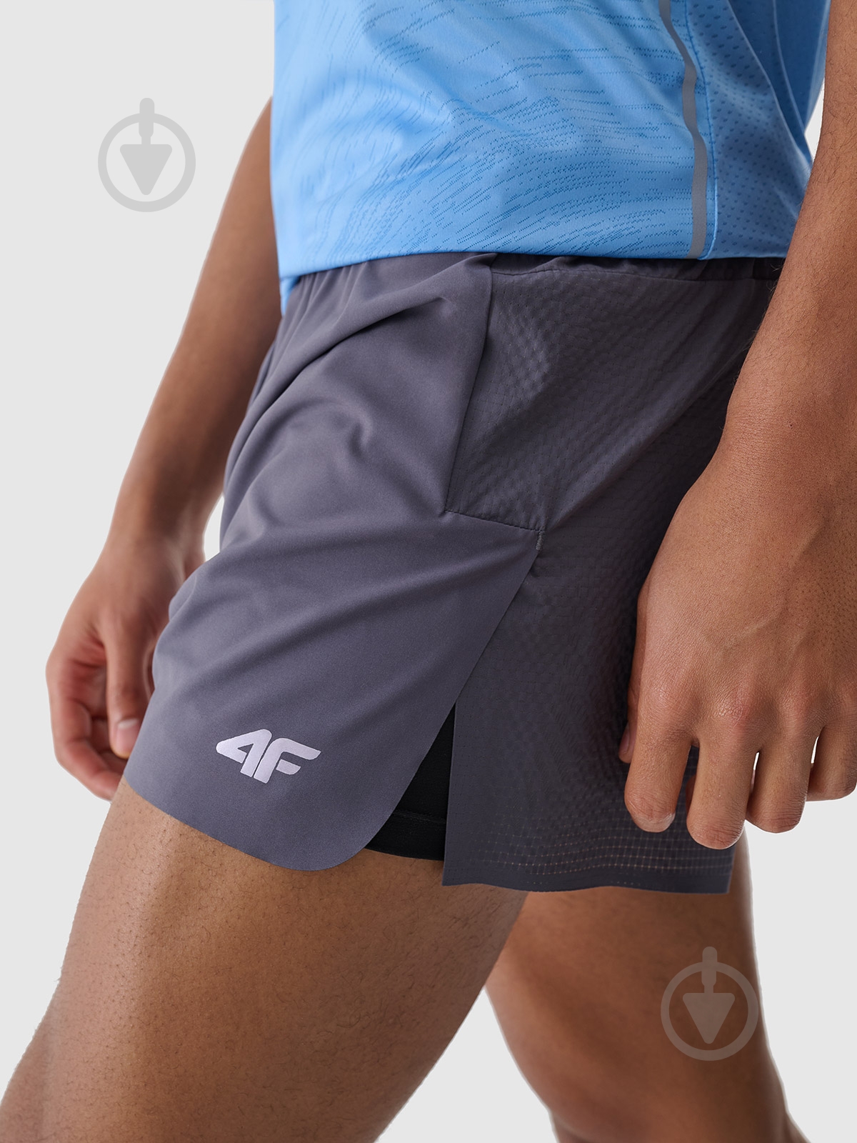 Шорты 4F SHORTS FNK M0879 4FWSS25TFSHM0879-22S р. S синий - фото 4