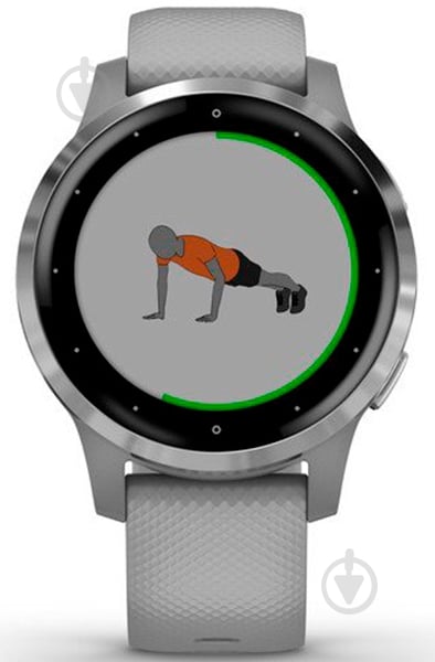 Смарт-часы Garmin Vivoactive 4S Powder silver/grey (010-02172-03) - фото 3 Смарт-часы Garmin Vivoactive 4S Powder silver/grey (010-02172-03) - фото 3