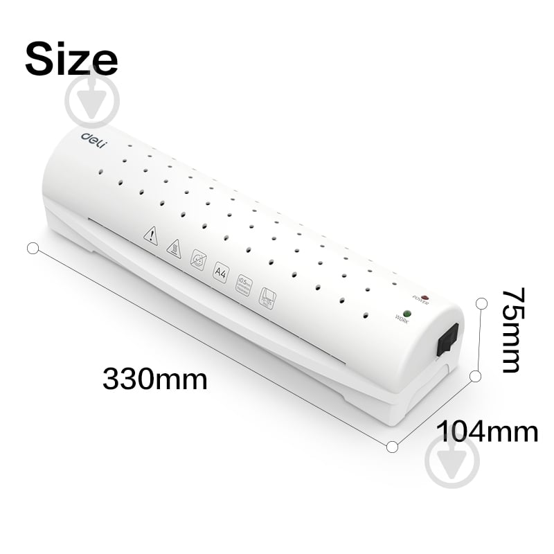 Ламинатор T106 А4 125 мкм Deli - фото 2 Ламинатор T106 А4 125 мкм Deli - фото 2