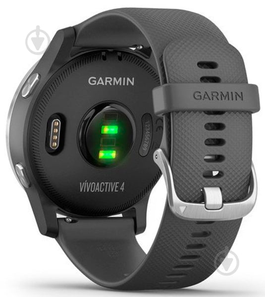 Смарт-часы Garmin Vivoactive 4 Shadow silver/grey (010-02174-03) - фото 3