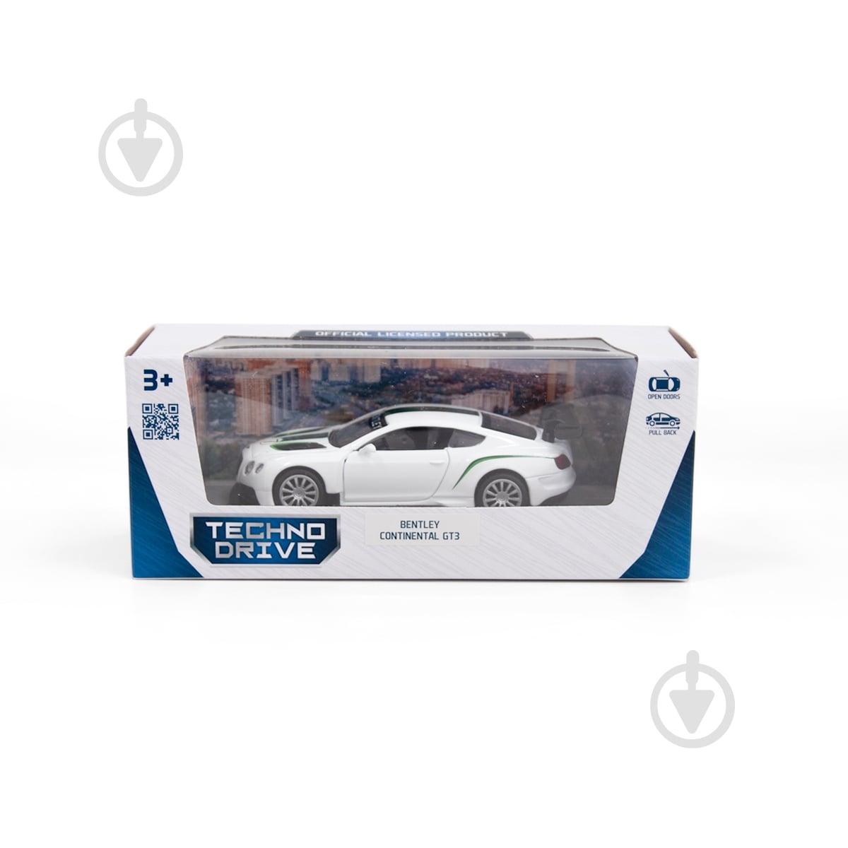 Машинка TechnoDrive 1:32 BENTLEY CONTINENTAL GT3 (белый) 250258 - фото 11