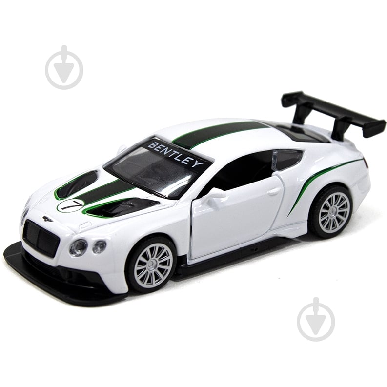 Машинка TechnoDrive 1:32 BENTLEY CONTINENTAL GT3 (белый) 250258 - фото 1