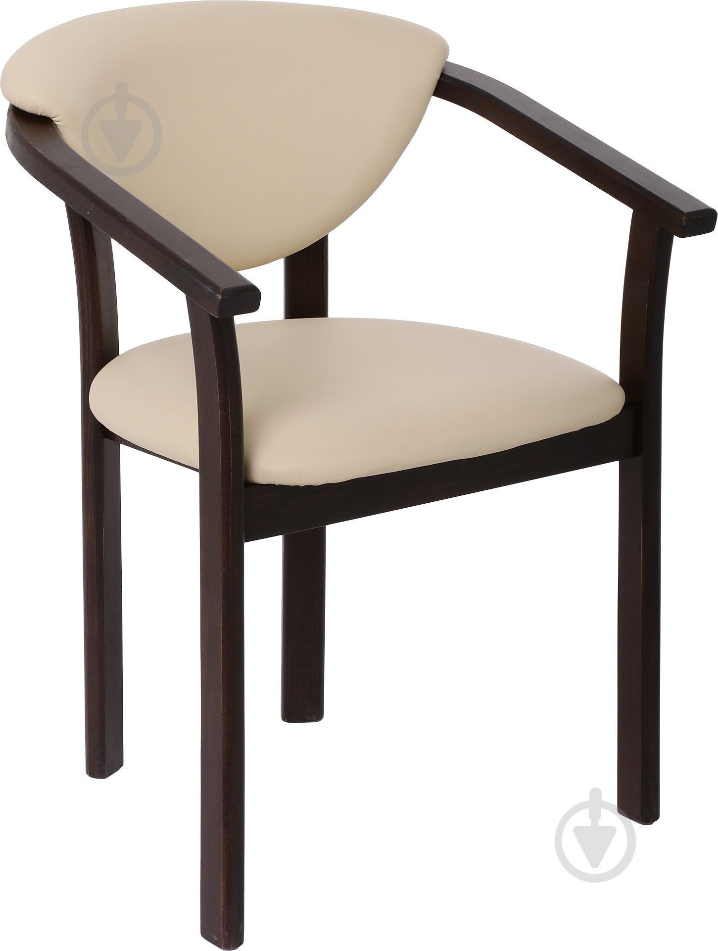 Стул обеденный с подлокотниками Скиф МП Алиса флай 2207 венге/кремовый - фото 1