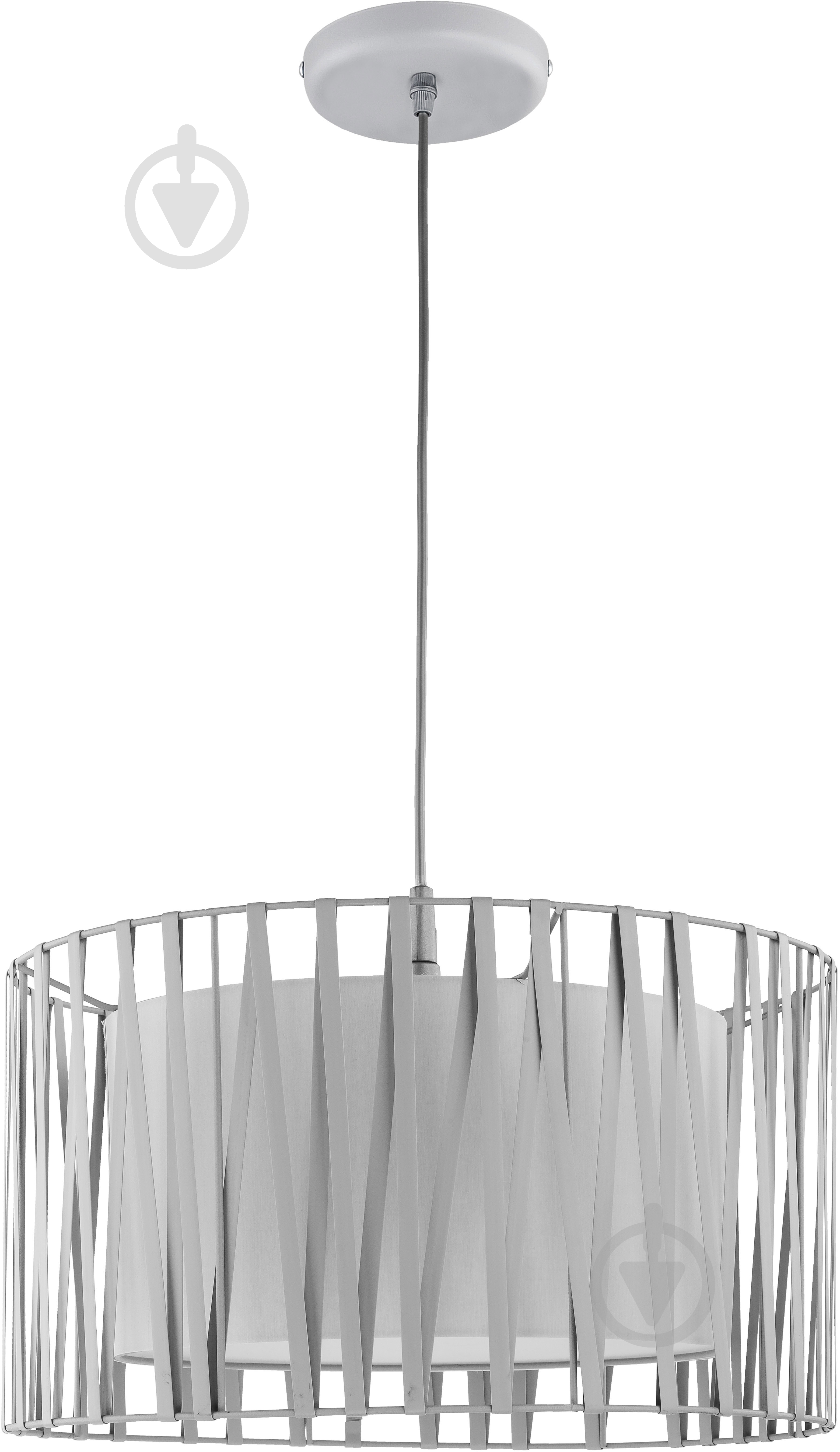 Люстра подвесная TK Lighting Harmony 1x60 Вт E27 серый 1603 - фото 1 Люстра подвесная TK Lighting Harmony 1x60 Вт E27 серый 1603 - фото 1