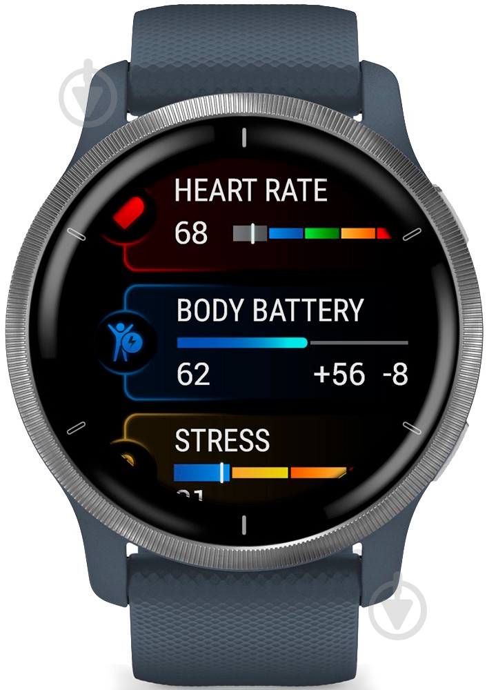 Смарт-часы Garmin Venu 2 Blue Granite/Passived (010-02430-10) - фото 3