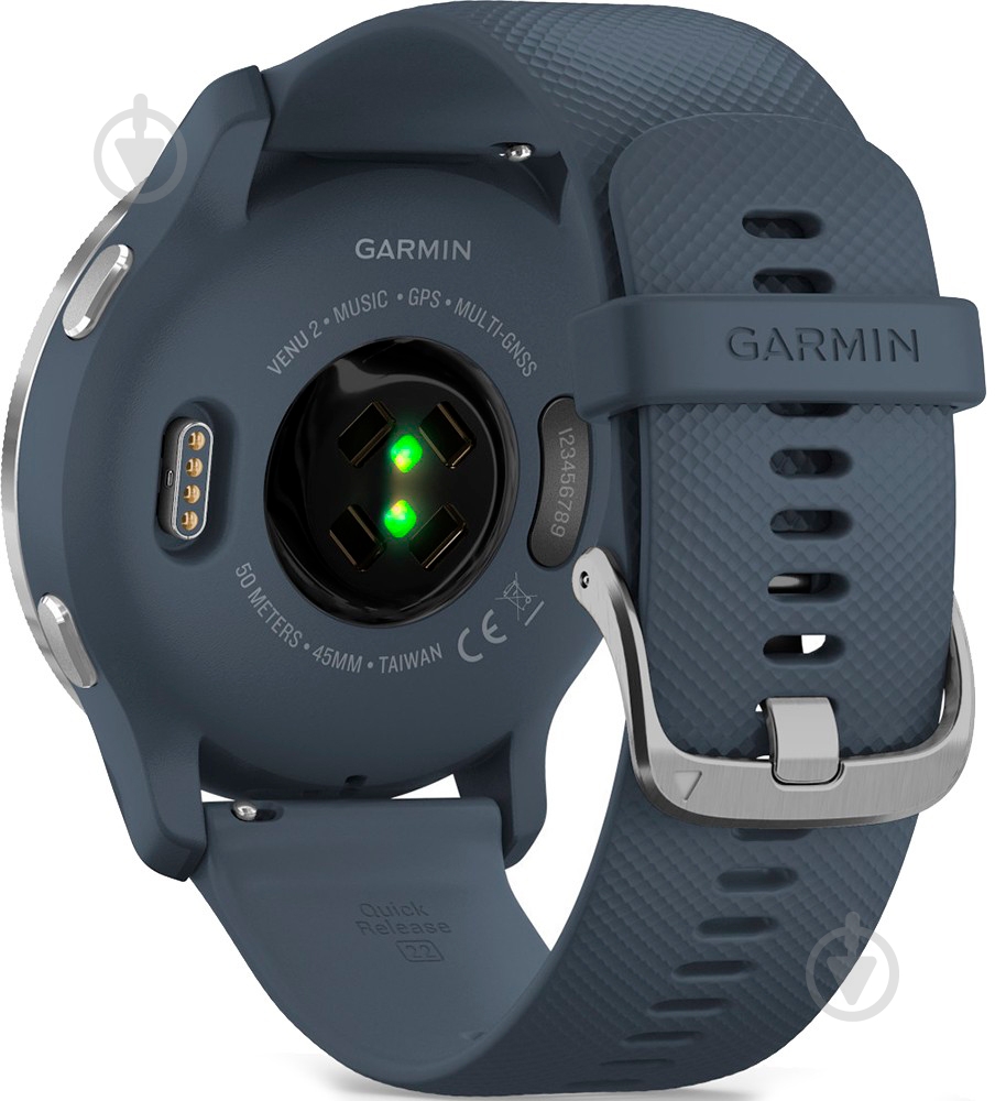 Смарт-часы Garmin Venu 2 Blue Granite/Passived (010-02430-10) - фото 8
