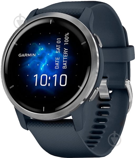 Смарт-часы Garmin Venu 2 Blue Granite/Passived (010-02430-10) - фото 1