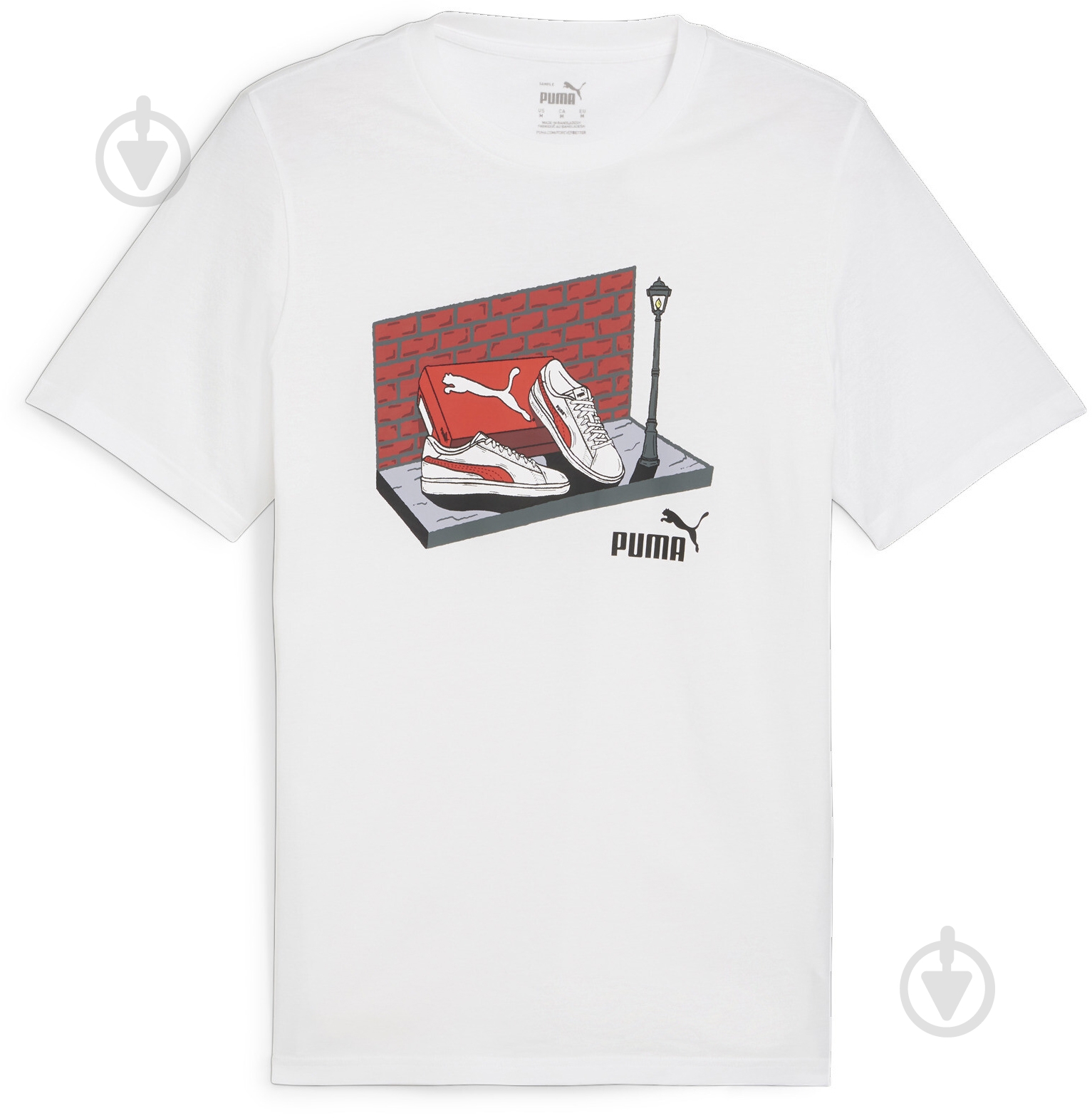 Футболка Puma GRAPHICS SNEAKER BOX TEE 68017502 р.L белый - фото 1