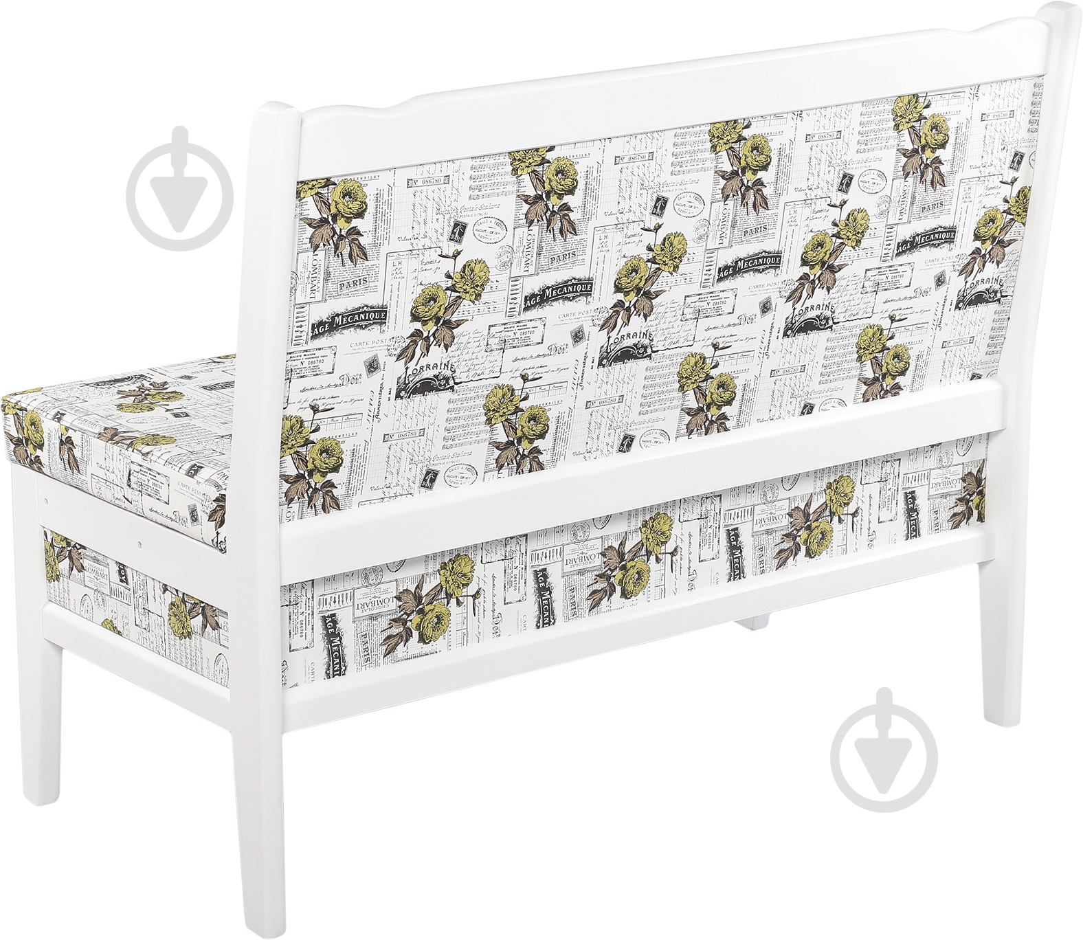 Скамья Скиф МП №1 Лорейн белый белый с узором - фото 3