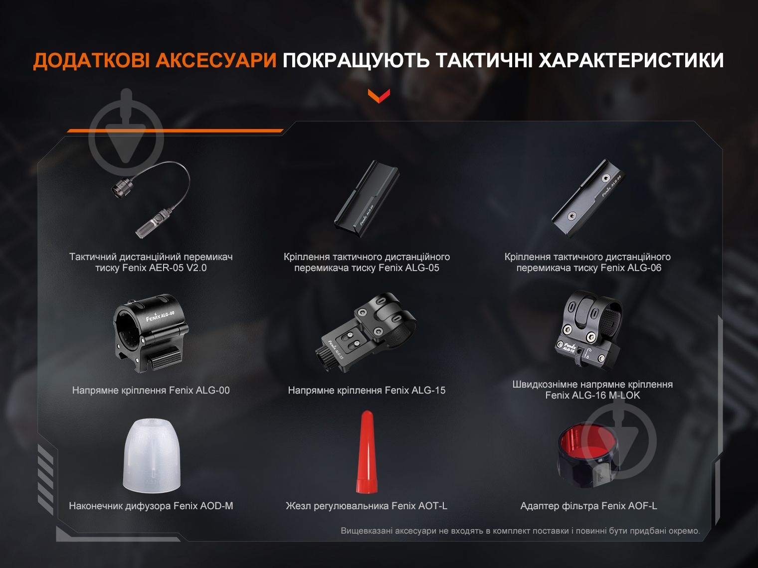 Фонарь тактический Fenix 3200 Lm TK22R - фото 9