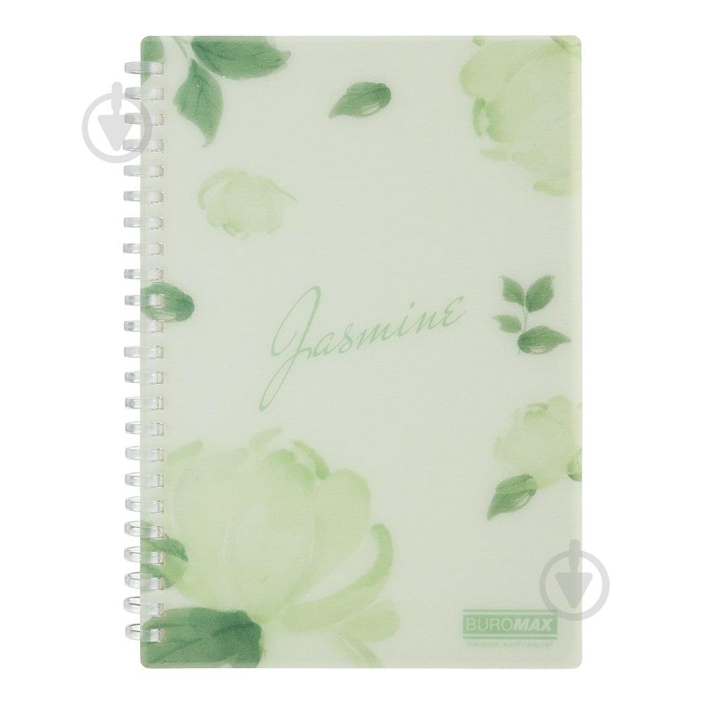 Зошит на пружині Buromax ARABESKI B5 клітинка 80 арк. м'ятний BM.2586-38 - фото 1 Зошит на пружині Buromax ARABESKI B5 клітинка 80 арк. м'ятний BM.2586-38 - фото 1