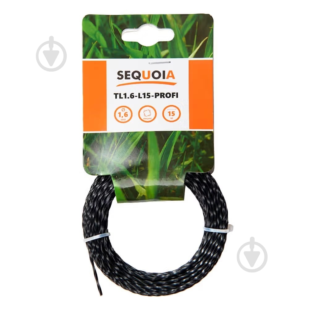 Жилка для триммера SEQUOIA TL1.6-L15-Profi - фото 1 Жилка для триммера SEQUOIA TL1.6-L15-Profi - фото 1